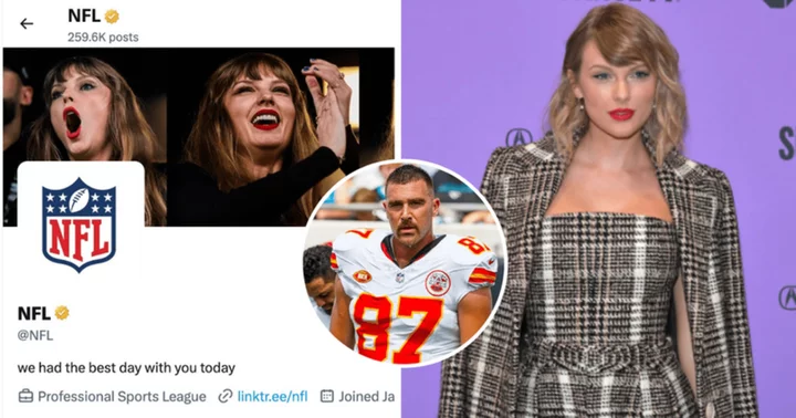 'It's a bad look': NFL slammed after Internet spots changed social media layout to honor Taylor Swift amid Travis Kelce romance