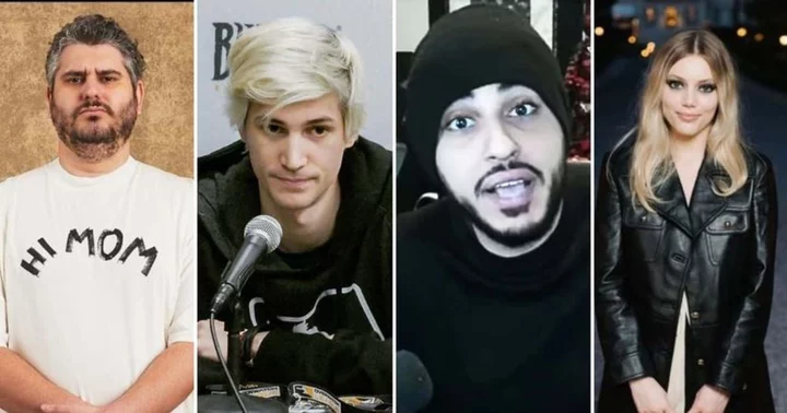 Ethan Klein calls xQc 'f**king idiot' and his 'take' on FaZe Rain and Grace Van Dien drama 'f**king dumb a**'