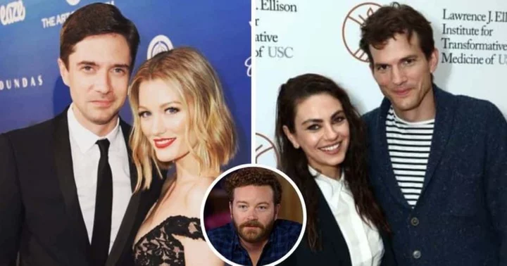 Internet rallies behind Topher Grace and wife for pointed message amid Danny Masterson scandal