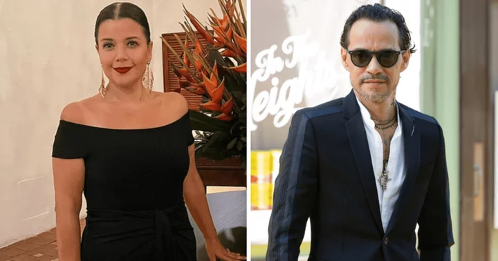 The View's Ana Navarro sends fans into frenzy over drunk video of her congratulating Marc Anthony for his Hollywood Walk of Fame star