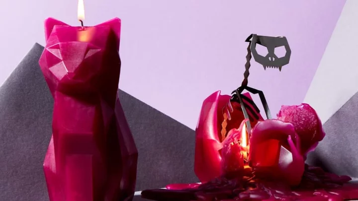 These Spooky Candles Melt Down Into Creepy Metal Skeletons