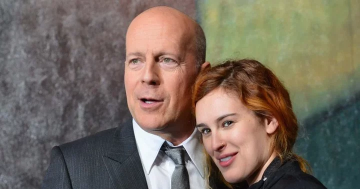 'I'm so lucky to have you': Rumer Willis pens emotional note as she spends precious moments with dad Bruce and daughter Louetta on Father's Day