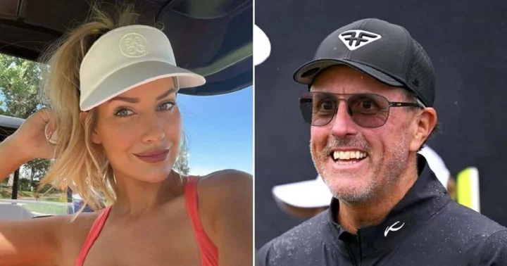 Paige Spiranac makes hilarious 'eye contact' quip about Phil Mickelson, fans ask 'can you blame us'