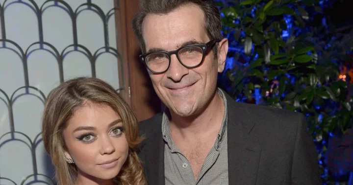 Sarah Hyland posts sweet Father's Day pic with her 'Modern Family' dad Ty Burrell and real dad Edward