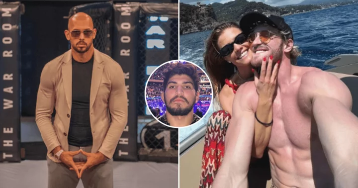 Logan Paul vs Dillon Danis: Andrew Tate advises YouTuber to 'get engaged to Muslim woman' after Nina Agdal's images leak online