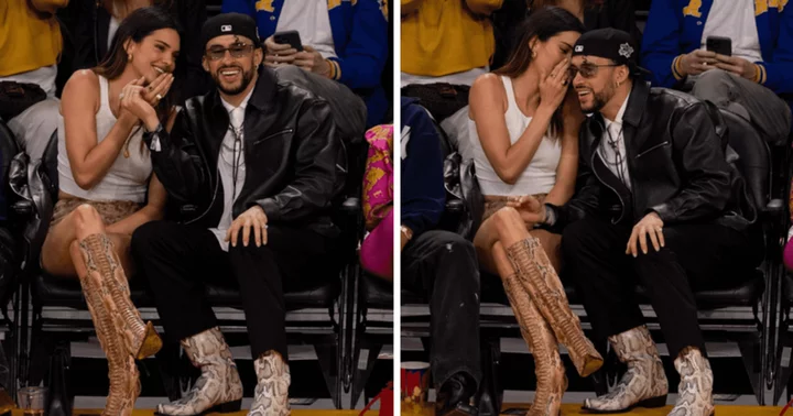 Kendall Jenner and Bad Bunny turn up the heat at Lakers-Warriors game on their date night