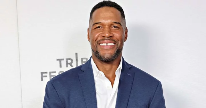 Michael Strahan wows fans in suave suit as he promotes his clothing line away from ‘GMA’