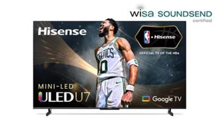 Hisense’s Latest U7K and U8K Series ULED TVs Earn WiSA SoundSend Certification