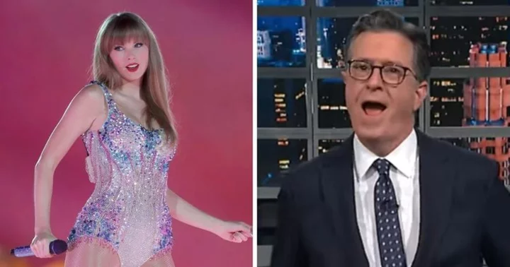 'Kelce is the guy on the Chiefs': Stephen Colbert pokes fun at Taylor Swift's viral 'Karma' lyric change