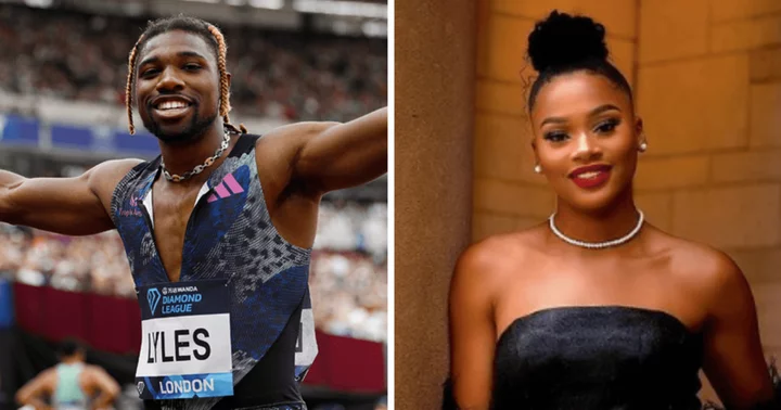 Who is Noah Lyles' girlfriend? Sprinter leaves fans in awe after breaking significant Usain Bolt record to win 200m at London Diamond League