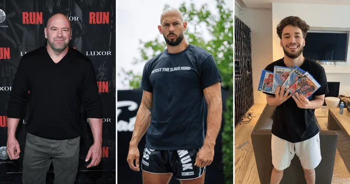 Dana White's no-show at Andrew Tate and Adin Ross' 'Emergency Meeting' leaves Top G 'stuck' with Kick streamer, fans say 'gayest relationship ever'