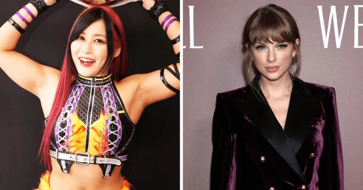 Who is Iyo Sky? Internet baffled as WWE star is asked about possible fight with Taylor Swift