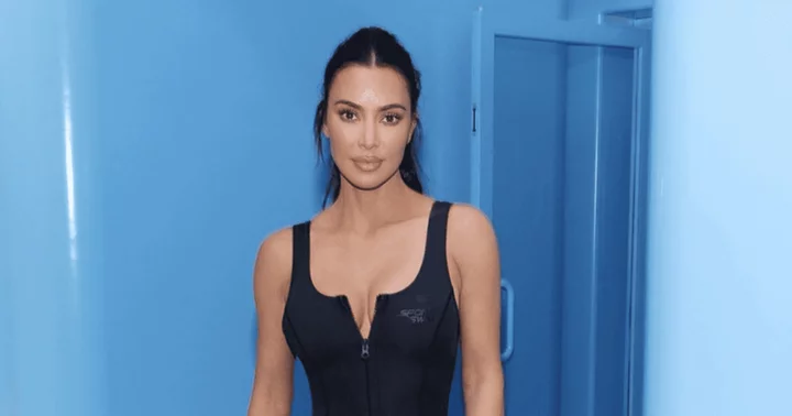 Kim Kardashian accused of using Ozempic and photoshop as she flaunts tiny waist in mirror selfie