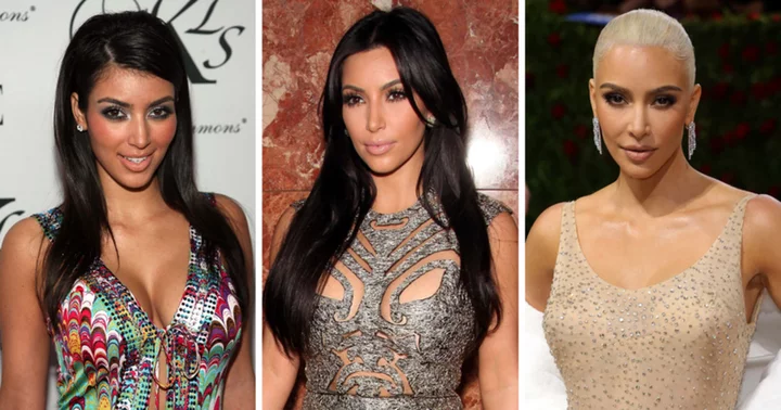 Kim Kardashian Then and Now: From 'sex tape' infamy to Monroe dress fiasco, the star loves controversy