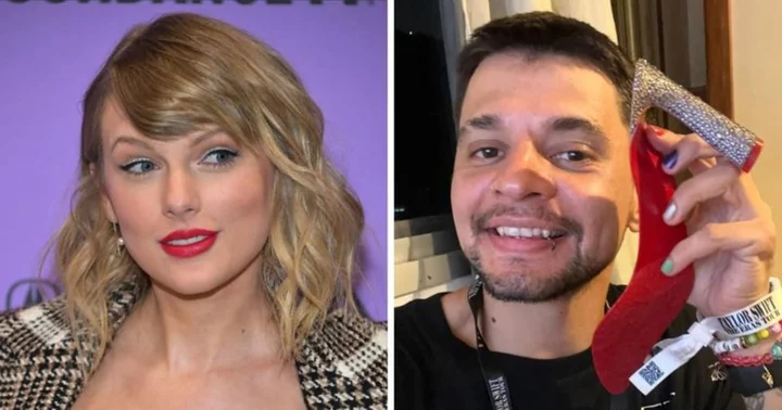 Taylor Swift fan Felipe Conrado aims to auction singer's broken Louboutin heel for cousin's cancer treatment funds