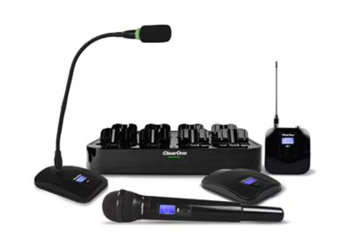 ClearOne Debuts DIALOG® UVHF Wireless Microphone System with 160 MHz Range and Power over Ethernet at InfoComm 2023