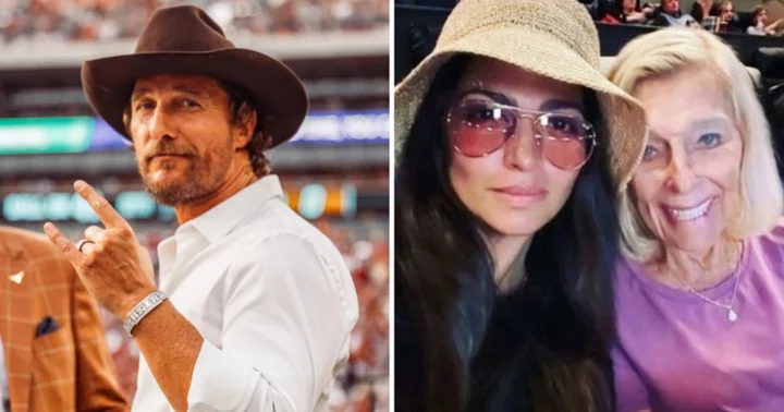 'We make you cry, and then we pick you up': Matthew McConaughey assures fans all is good between his mom Kay and wife Camila