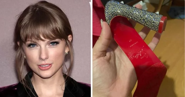 Fans debate Taylor Swift’s height as fan who caught her broken heel at Rio concert plans to put it up for auction