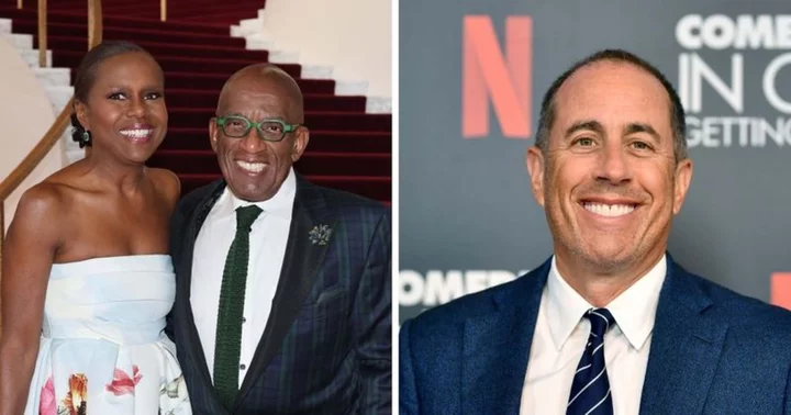 'Today's Al Roker poses with Jerry Seinfeld on a 'night full of laughs' but all eyes remain on Deborah Roberts