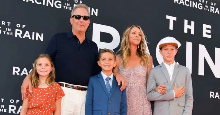 Kevin Costner's estranged wife Christine Baumgartner leaves LA with children amid messy divorce battle