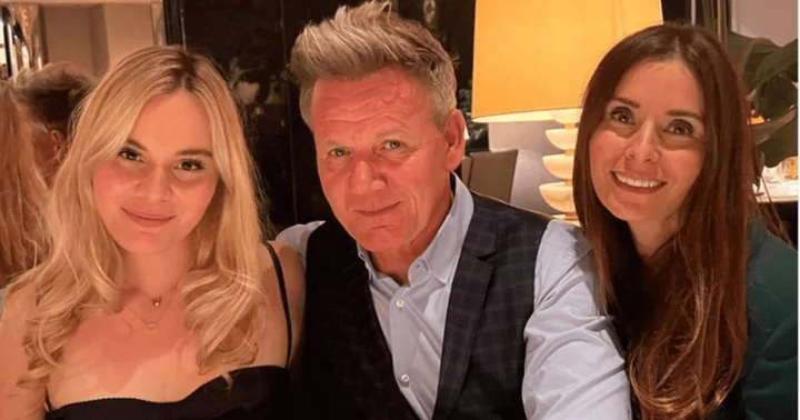 Gordon Ramsay celebrates launch of new restaurant with wife Tana and daughter Holly