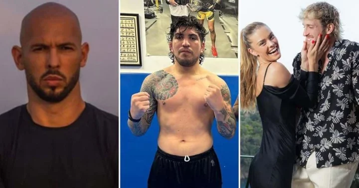 Andrew Tate offers to train Dillon Danis before Logan Paul fight as Nina Agdal's 'nuclear pic' row intensifies, fans call it 'insane collab'