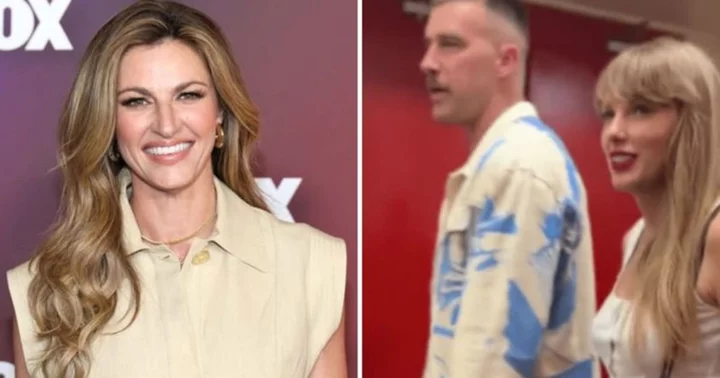 Erin Andrews jokes she's 'the new Bumble,' claims she told Taylor Swift 'go on date' with Travis Kelce
