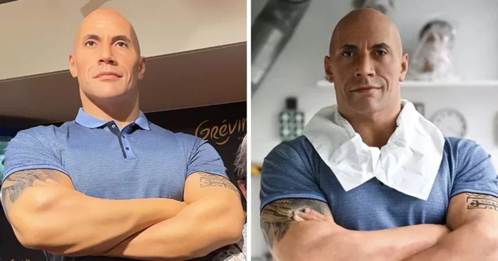 Musee Grevin's updated Dwayne Johnson wax figure 'still doesn't look like him,' Internet says
