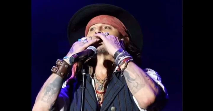 Johnny Depp thanks fans as they sing for him during concert, says 'largest birthday song I've ever heard'