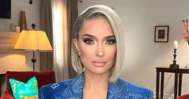 'RHOBH' star Erika Jayne looks unrecognizable as she flaunts her 'natural beauty' in 'Bet It All On Blonde' promotional video