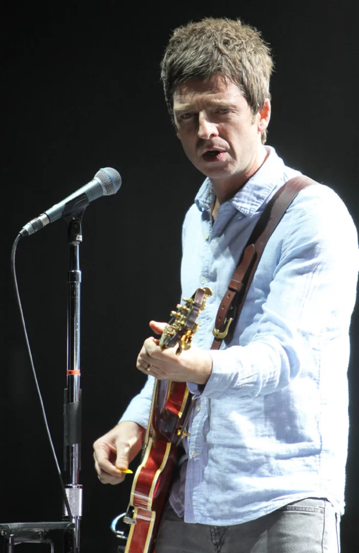 Noel Gallagher on the 'crucial' positioning of his guitar:  'If it’s too high, you don’t get no fit birds, mate'