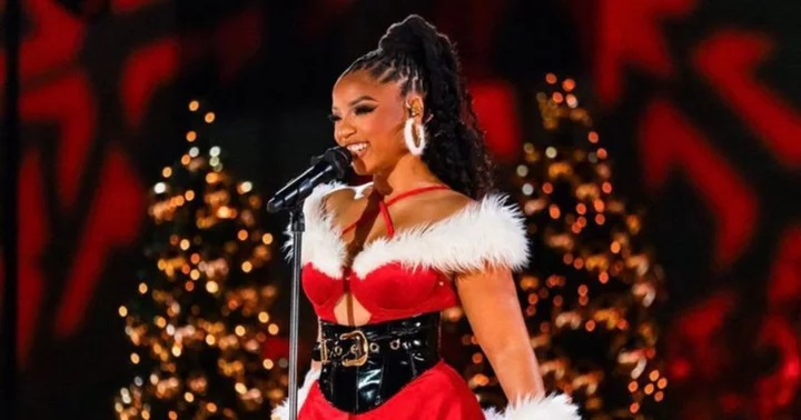 'It's a family program': Viewers fume over Chloe Bailey's sexy red outfit for Rockefeller tree lighting
