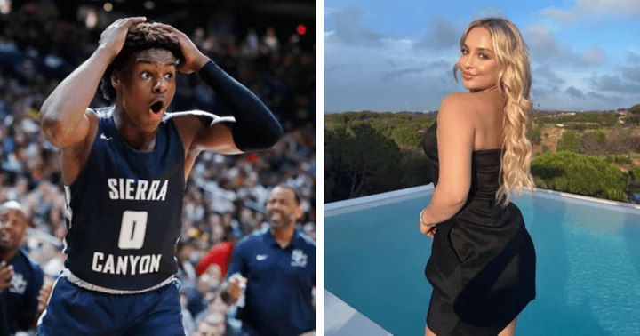 Who is Bronny James' girlfriend? USC Trojans player and Peyton Gelfuso first met while studying at same school