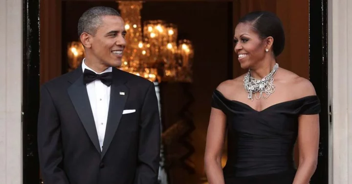 How tall is Michelle Obama? Former first lady often appears to tower over husband Barack Obama