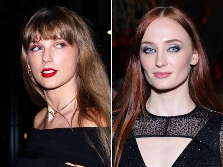 Don't look for Taylor Swift with Travis Kelce. She's hanging out with Sophie Turner