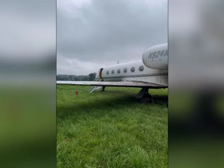 Private jet carrying comedian Gabriel Iglesias skid off the runway in North Carolina