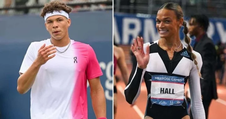 Ben Shelton: Tennis star who broke his own record with 149 mph serve at US Open is dating track-and-field prodigy