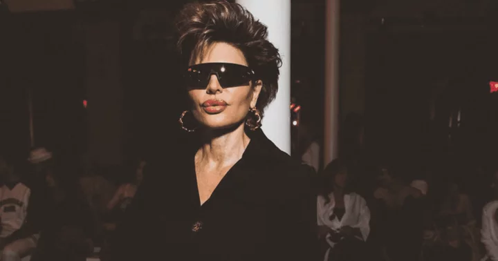 'RHOBH' star Lisa Rinna trolled over all-black look at Viktor & Rolf Couture fashion show: 'Looks super uncomfortable'