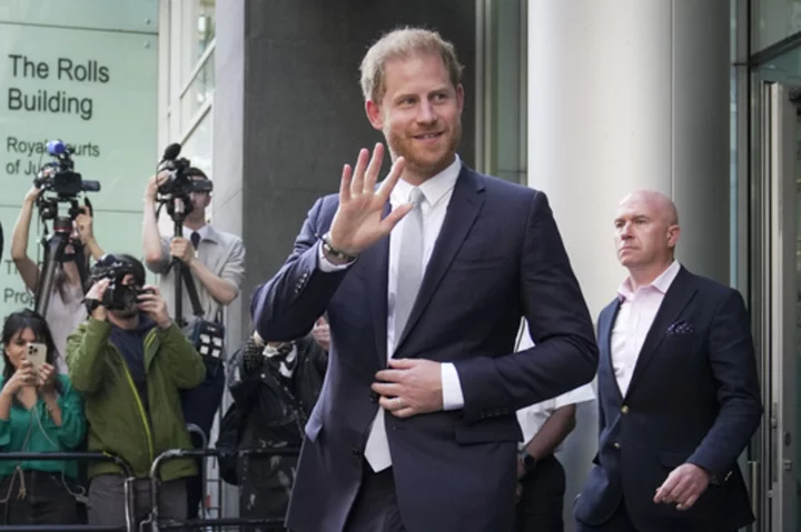 Judge allows Prince Harry's snooping lawsuit against publisher of The Sun tabloid to go to trial