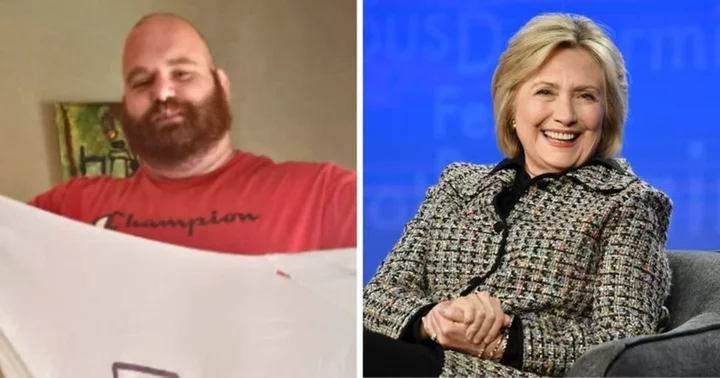 Who is Alex Rosen? Man dragged out of Hillary Clinton rally after he repeatedly questions her about Bill Clinton's visits to Jeffrey Epstein's island