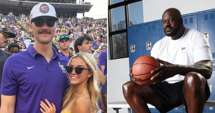 Olivia Dunne and boyfriend Paul Skenes flaunt 'squad' moment with NBA legend Shaquille O'Neal