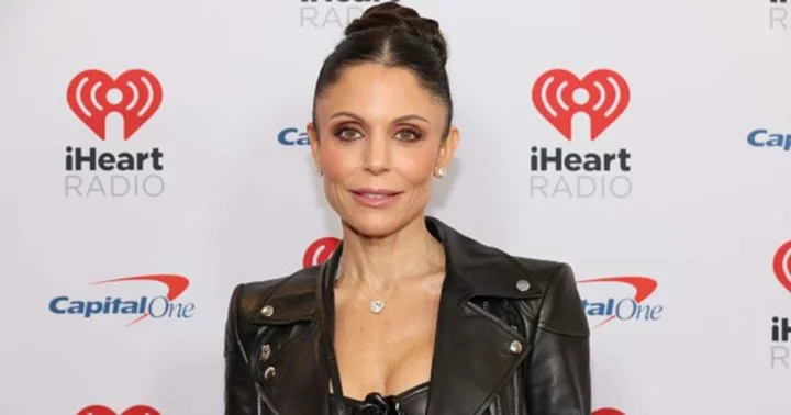 Bethenny Frankel embraces aging in a plunging pink swimsuit