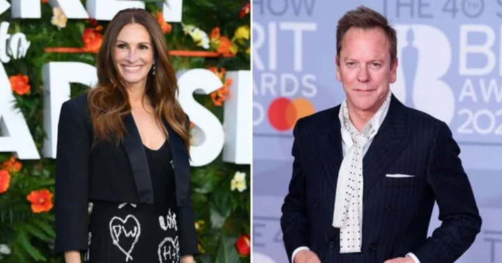 After wrecking his marriage Julia Roberts dumped Kiefer Sutherland 72 hours before their wedding and fled with his best friend