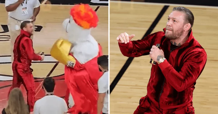 'Lawsuit coming his way': Conor McGregor receives flak after his knockout blow sent Miami Heat mascot to emergency room