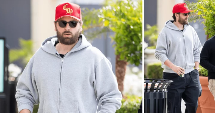 Scott Disick sports a comfortable hoodie and baggy pants during shopping trip in Calabasas