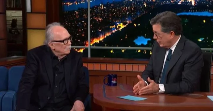 Internet in splits as John Carpenter asks Stephen Colbert to send him a 'check' to know answers about 'The Thing's ending