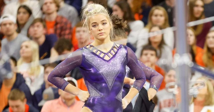 Olivia Dunne's throwback transitional TikTok video showcases flawless gymnastics skills as she enters senior year, fans get 'emotional'