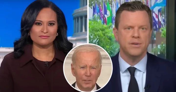 Kristen Welker mocked after Today's Willie Geist questions her about Joe Biden's reelection bid amid Israel war