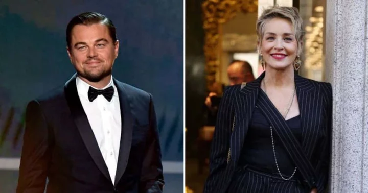 Leonardo DiCaprio didn't like kissing Sharon Stone in 'The Quick and the Dead' despite having a crush on her