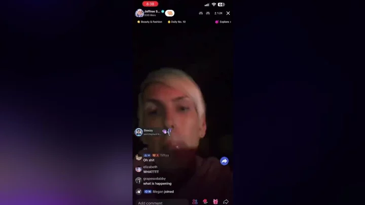 Jeffree Star surrounded by cops during TikTok live stream after fake 'shooting'